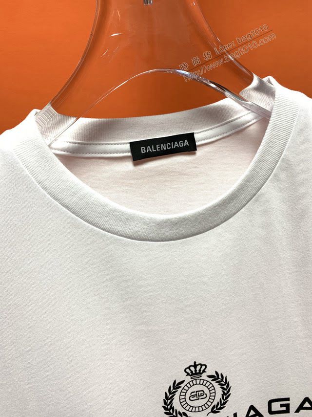 Balenciaga男T恤 2020新款 頂級版本 OS寬鬆版型 巴黎世家男短袖衣  tzy2441